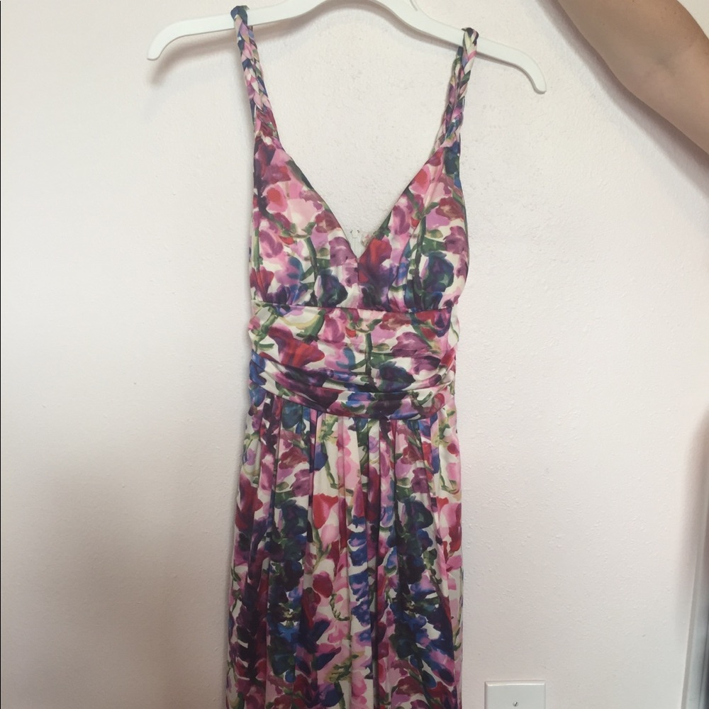 Floral Dress with Sash